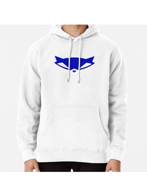 Hvit Stein Sly Cooper (Blue) Baskılı Sweatshirt