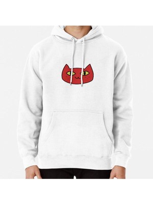 Hvit Stein Marceline's Cat Sweater Baskılı Sweatshirt