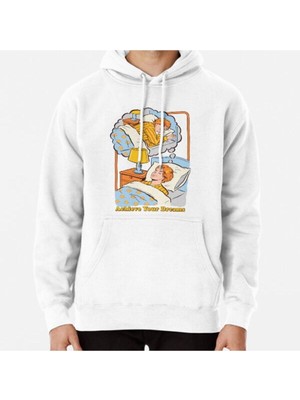 Hvit Stein Achieve Your Dreams Baskılı Sweatshirt