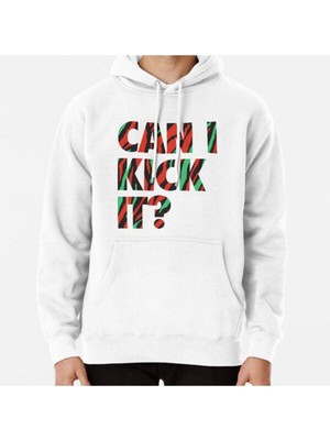 Hvit Stein Just Kick It? Baskılı Sweatshirt