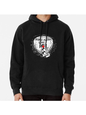 Hvit Stein People Always Leave Baskılı Sweatshirt