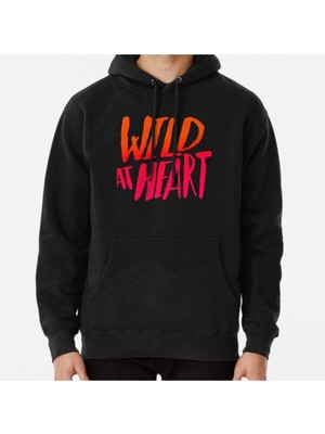 Hvit Stein Wild At Heart - Typography Flame Ombre Baskılı Sweatshirt