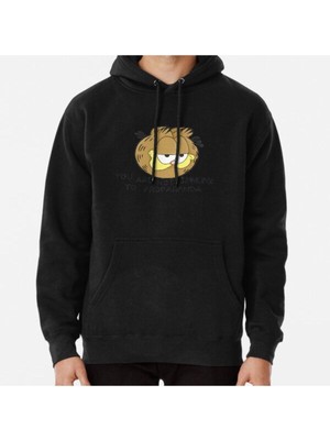 Hvit Stein Garfield You Are Not Immune To Propaganda Hd Baskılı Sweatshirt