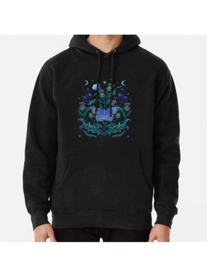 Hvit Stein Thistle Home Baskılı Sweatshirt