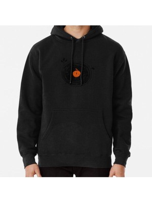 Hvit Stein Enchanting Vinyl Records Vintage Baskılı Sweatshirt