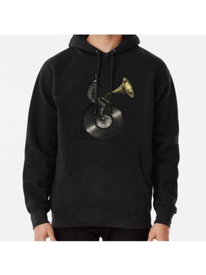 Hvit Stein Music Man Baskılı Sweatshirt