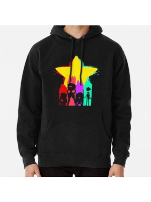 Hvit Stein Steven Star Baskılı Sweatshirt