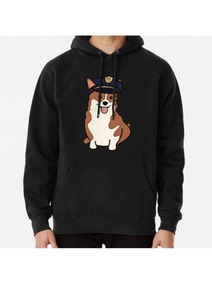 Hvit Stein Cheddar With Police Hat Baskılı Sweatshirt