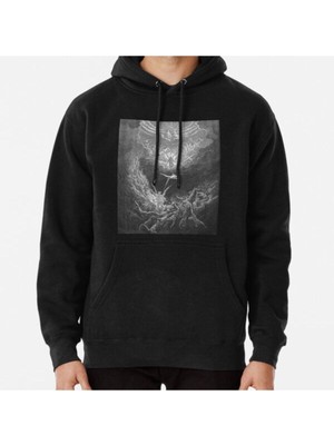 Hvit Stein Gustave Dore La Sainte Bible Jugement Dernier Baskılı Sweatshirt