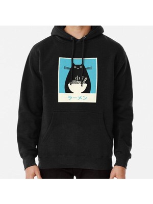 Hvit Stein 'ramen' In Japanese Cute Anime Manga Neko Cat Baskılı Sweatshirt