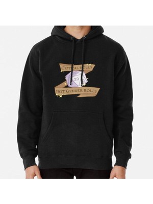 Hvit Stein Critical Rolls Not Gender Roles Baskılı Sweatshirt