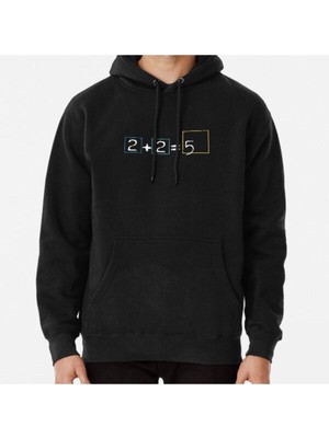 Hvit Stein 2+2=5, Radiohead Inspired Baskılı Sweatshirt