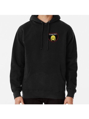 Hvit Stein Dmdc Detectorists Badge - Distressed Baskılı Sweatshirt