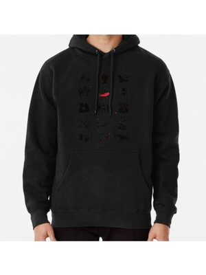 Hvit Stein Rock Bands Baskılı Sweatshirt