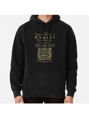 Hvit Stein Shakespeare, Hamlet. Dark Clothes Version. Baskılı Sweatshirt