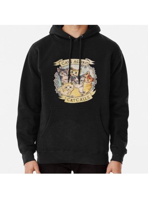 Hvit Stein Cats Against Cat Calls Orıgınal (See V2 In My Shop) Baskılı Sweatshirt