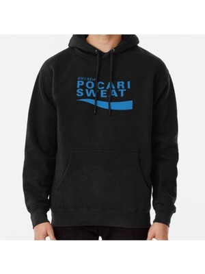 Hvit Stein Pocarı Sweat Blue Baskılı Sweatshirt