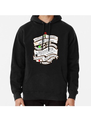 Hvit Stein Quotes. Baskılı Sweatshirt