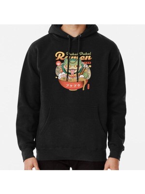 Hvit Stein Pukei Pukei Ramen Vintage Baskılı Sweatshirt