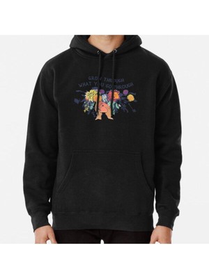 Hvit Stein Grow Through What You Go Through Baskılı Sweatshirt
