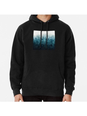 Hvit Stein The Heart Of My Heart // So Far From Home In A Misty Foggy Fall Wilderness Baskılı Sweatshirt