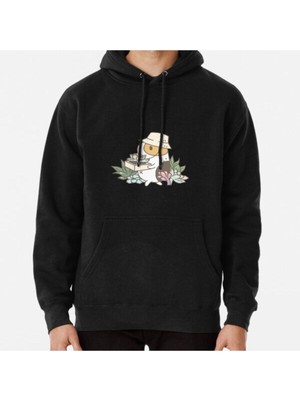 Hvit Stein Bubu The Guinea Pig, Succulent Love Baskılı Sweatshirt