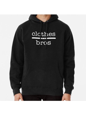 Hvit Stein Clothes Over Bros Baskılı Sweatshirt