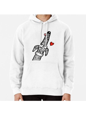 Hvit Stein Scribblehound Of Love Baskılı Sweatshirt