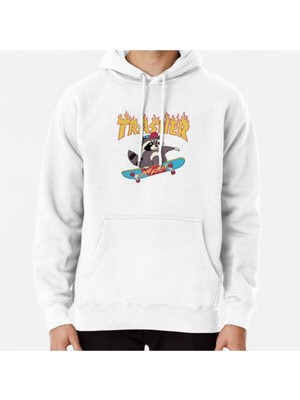 Hvit Stein Trasher! Baskılı Sweatshirt
