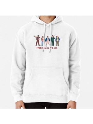 Hvit Stein Frıends Don't Lıe - 2016 Baskılı Sweatshirt