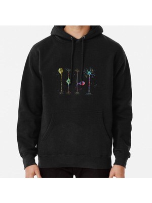 Hvit Stein Four Types Of Neurons Baskılı Sweatshirt