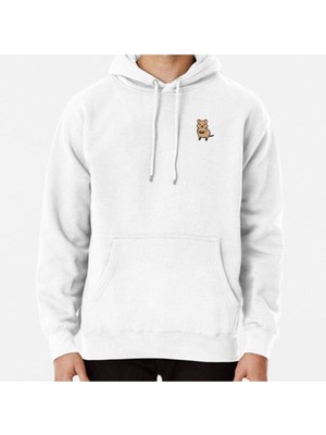 Hvit Stein Quokka Baskılı Sweatshirt