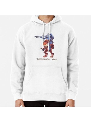 Hvit Stein Turianosaurus Wrex Baskılı Sweatshirt