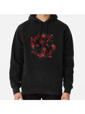 Hvit Stein Japanese Koi Baskılı Sweatshirt