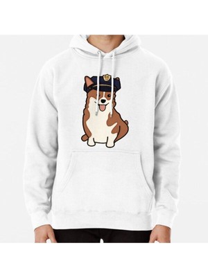 Hvit Stein Cheddar With Police Hat Baskılı Sweatshirt
