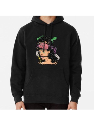 Hvit Stein Muse Of Painting Baskılı Sweatshirt