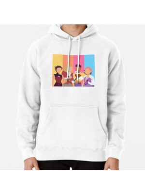 Hvit Stein Best Friend Squad Baskılı Sweatshirt