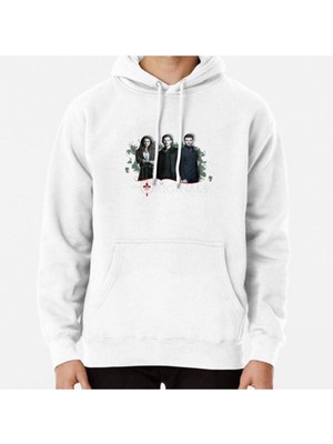 Hvit Stein The Originals - Klaus, Hayley And Elijah Baskılı Sweatshirt