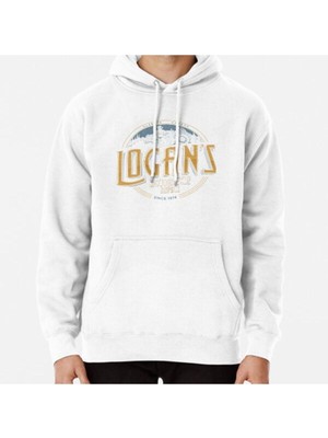 Hvit Stein Logan's Motorcycle Repair Baskılı Sweatshirt