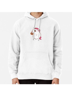 Hvit Stein Treats And Sweets Baskılı Sweatshirt