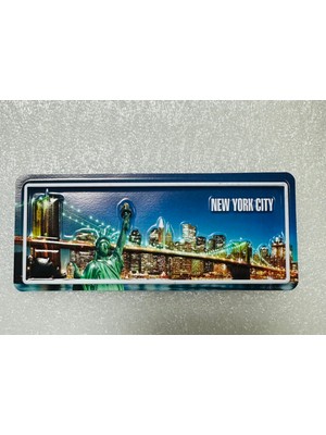 Magnetix New York Kolleksiyonluk Metal Magnet.