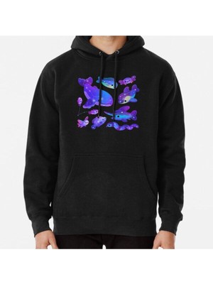 Hvit Stein Ocean Constellations Baskılı Sweatshirt