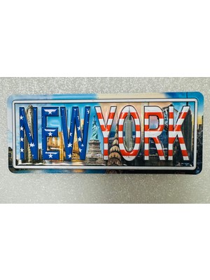 Magnetix New York Kolleksiyonluk Metal Magnet.