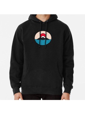 Hvit Stein Fuji Baskılı Sweatshirt