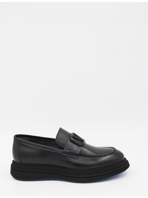 Luciano Bellini C22805 Erkek Loafer Ayakkabı - Siyah