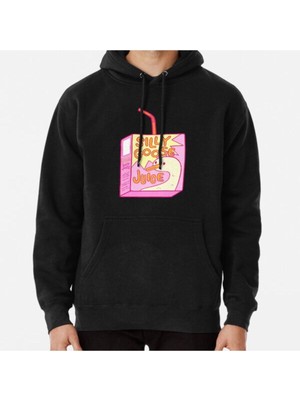 Hvit Stein Silly Goose Juice Baskılı Sweatshirt