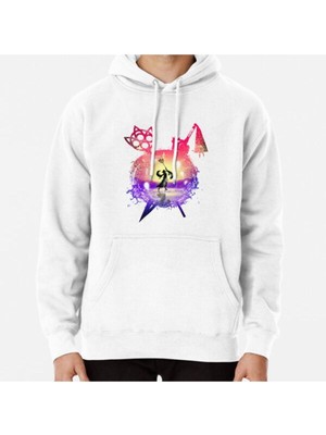 Hvit Stein Finalfantasyx-Dance Of The Summoner Baskılı Sweatshirt