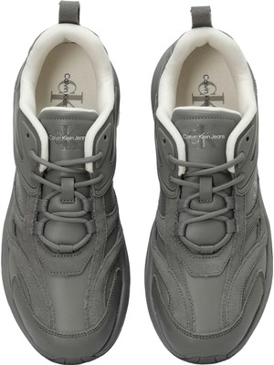 Calvin Klein Retro Tennıs Low Lace Aut Grı Erkek Sneaker