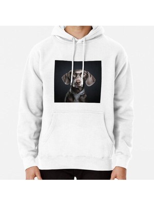 Hvit Stein Mr Weimaraner Baskılı Sweatshirt