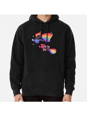 Hvit Stein Rainbow Guppy 5 Baskılı Sweatshirt
